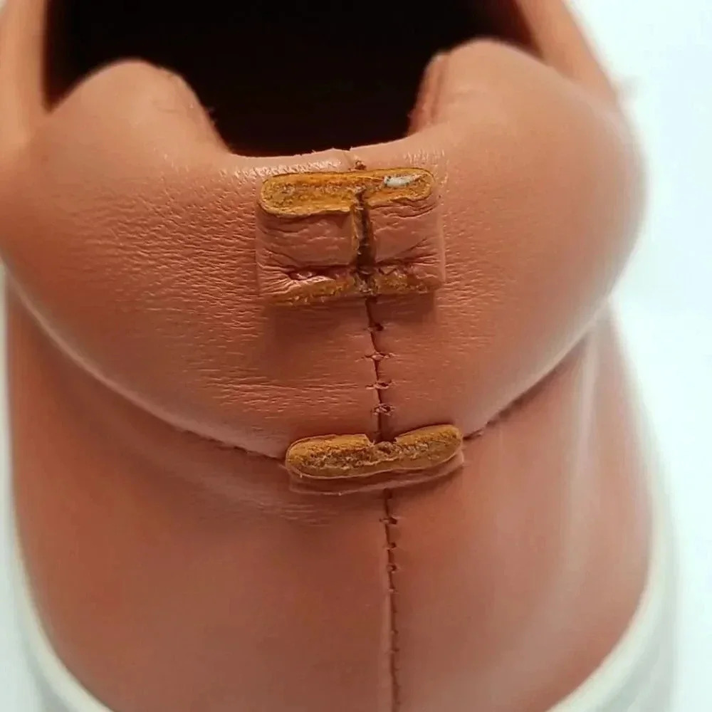 {J/SLIDES NYC} Beauty Bow Sneakersin Coral Pink Slip-on Loafers - Picture 15 of 15